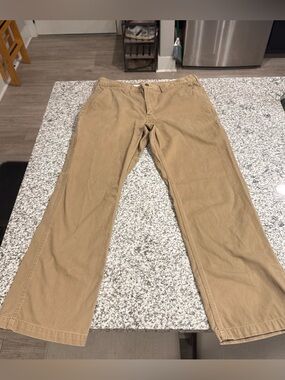 Carhartt Men's Tan Straight-Leg Chinos